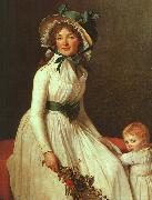 Portrait of Madame Seriziat Jacques-Louis David